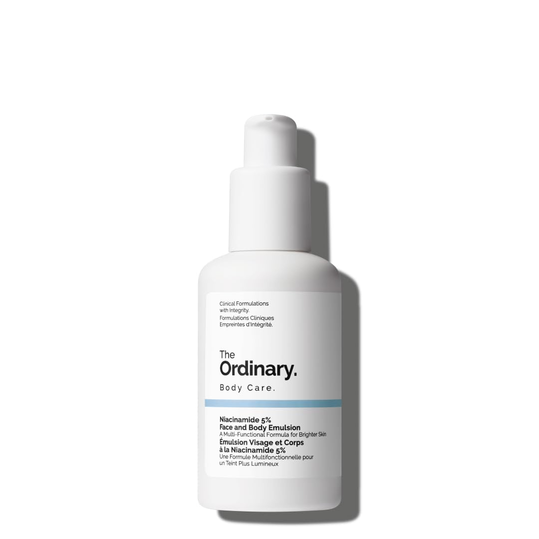 The Ordinary Niacinamide 5% Face and Body Emulsion, Facial and Body Emulsion with Niacinamide, Corrector for Dark Spots and Skin Tone, 100 ml