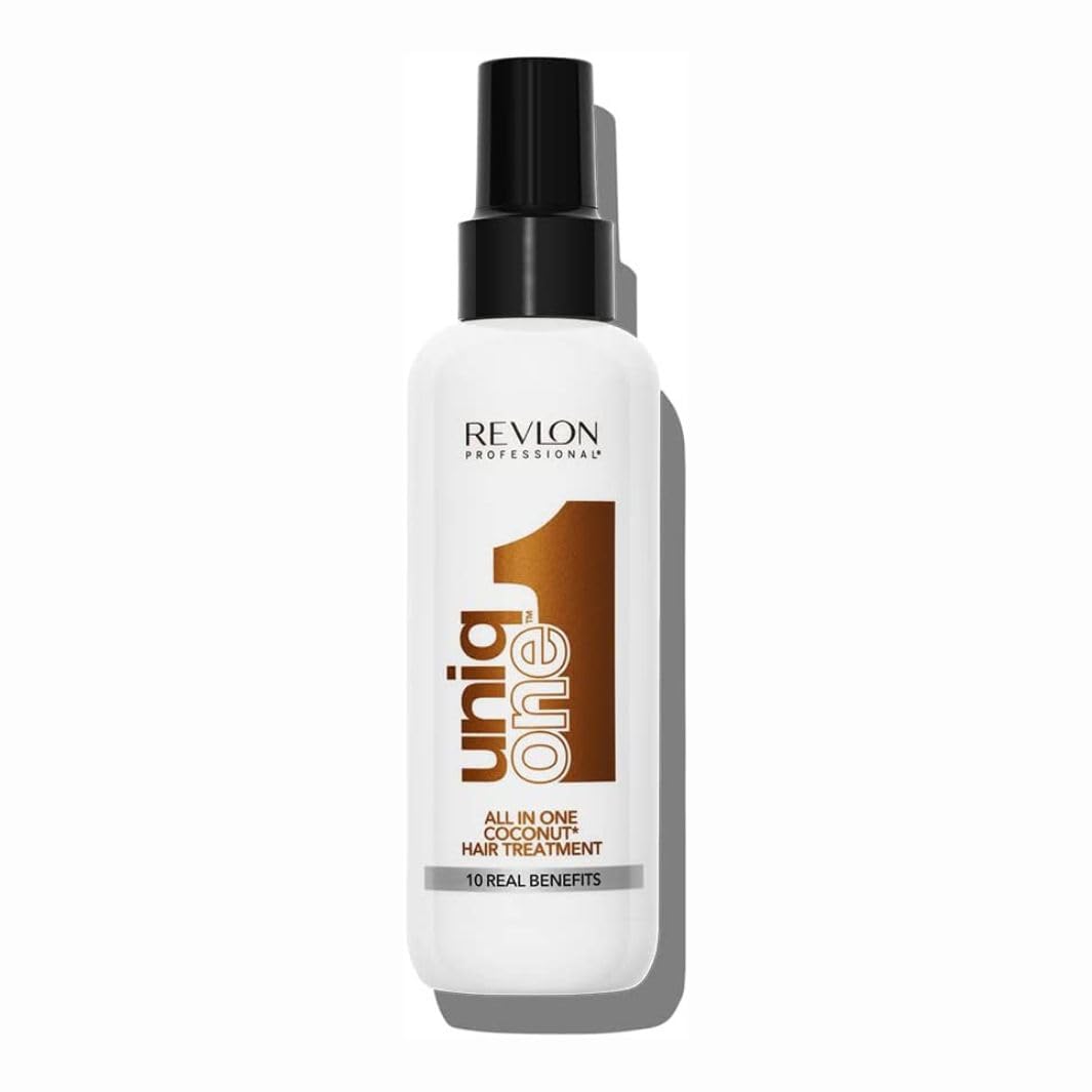 REVLON PROFESSIONAL UniqOne All in One Thermal Hair Protector, Deep Hydration Hair, Spray Treatment Without Rinse, Detangling Hair Women, 150 ml