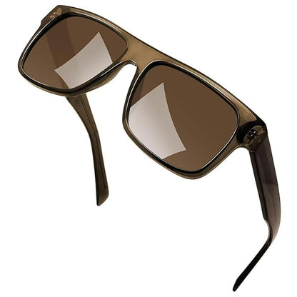 Joopin Acetate Men's Sunglasses Polarized Square Classic Modern UV400 Protection Sports for Driving Cycling Fishing