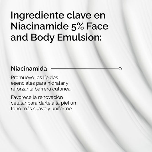 The Ordinary Niacinamide 5% Face and Body Emulsion, Facial and Body Emulsion with Niacinamide, Corrector for Dark Spots and Skin Tone, 100 ml