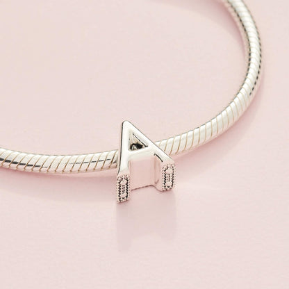 Pandora Letter Sterling Silver Charms