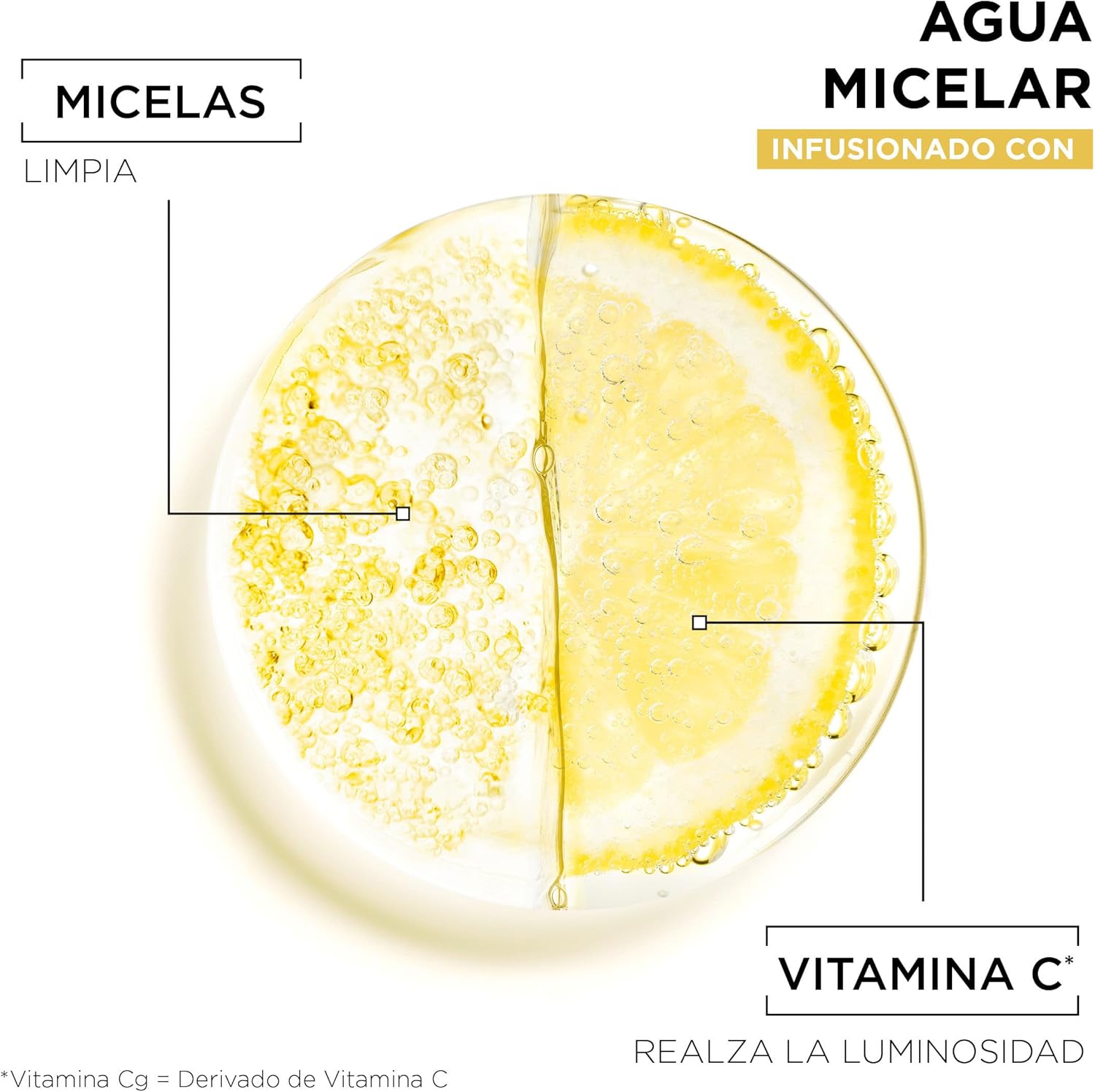 Garnier Micellar Water with Vitamin C, Cleanses, Removes and Brightens Off Skin, Hypoallergenic Formula, 700 ml