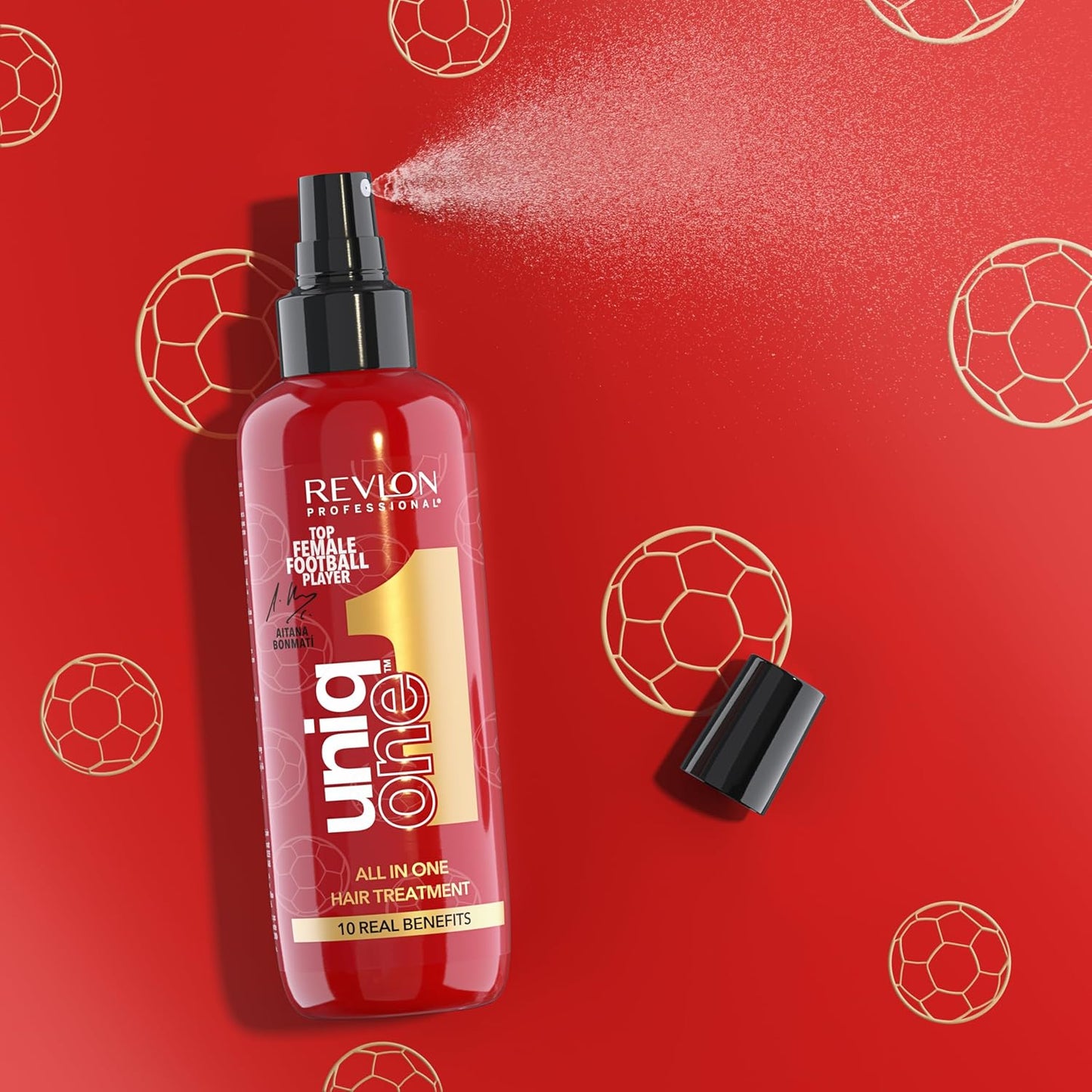 REVLON PROFESSIONAL UniqOne All in One Thermal Hair Protector, Deep Hydration Hair, Spray Treatment Without Rinse, Detangling Hair Women, 150 ml