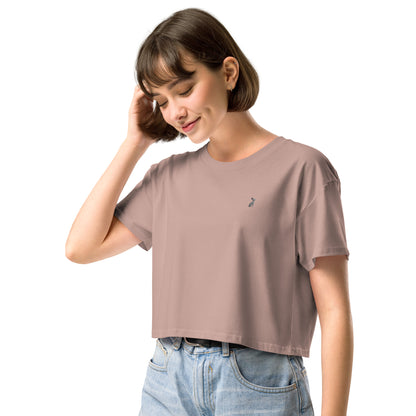 Top crop KÖNE de algodón peinado, estilo casual y versátil
