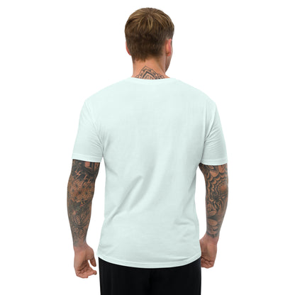 Vista trasera de camiseta KÖNE azul claro