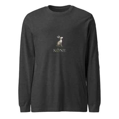 Camiseta KÖNE unisex color Grey con logo metálico 