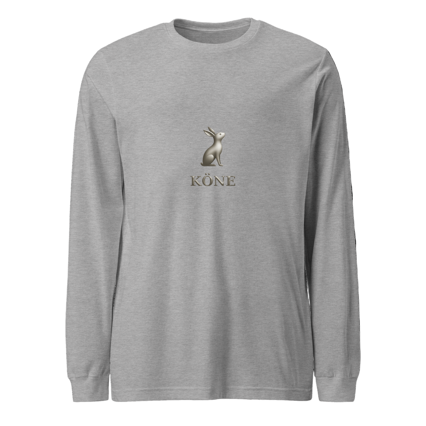 Camiseta KÖNE unisex color Athletic Heather back con logo metálico 