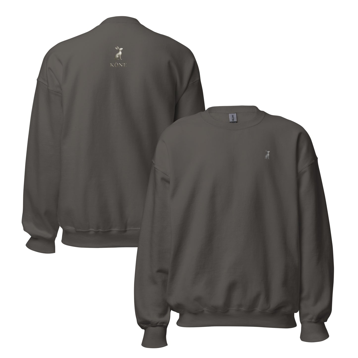 Sudadera KÖNE Essentials con logo bordado, diseño unisex de algodón premium
