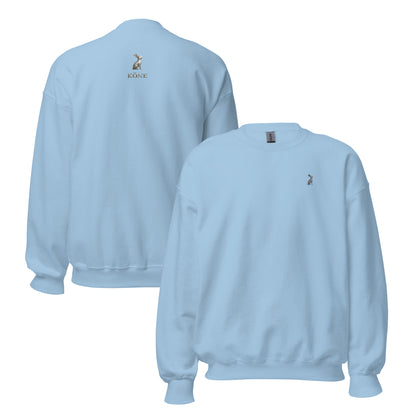 Sudadera KÖNE Essentials unisex, diseño minimalista con logo bordado
