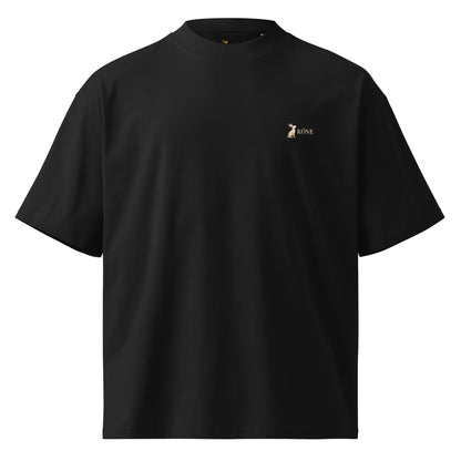 Camiseta KÖNE oversize de algodón orgánico, estilo urbano minimalista
